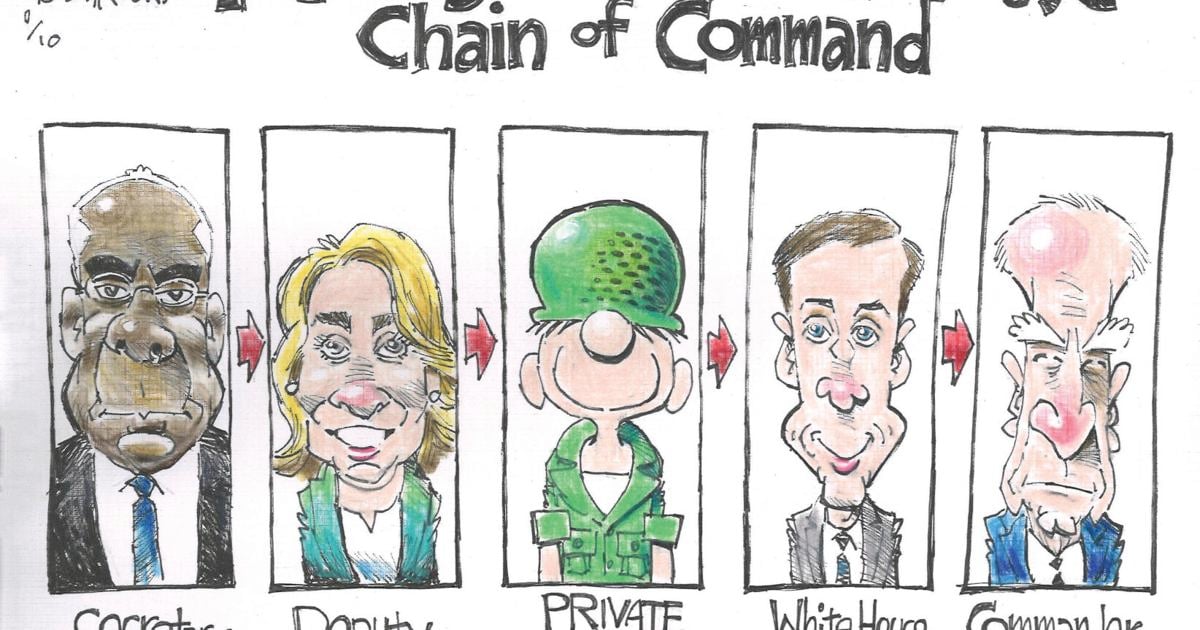 Pentagon To White House Chain Of Command | Editorial Cartoons ...