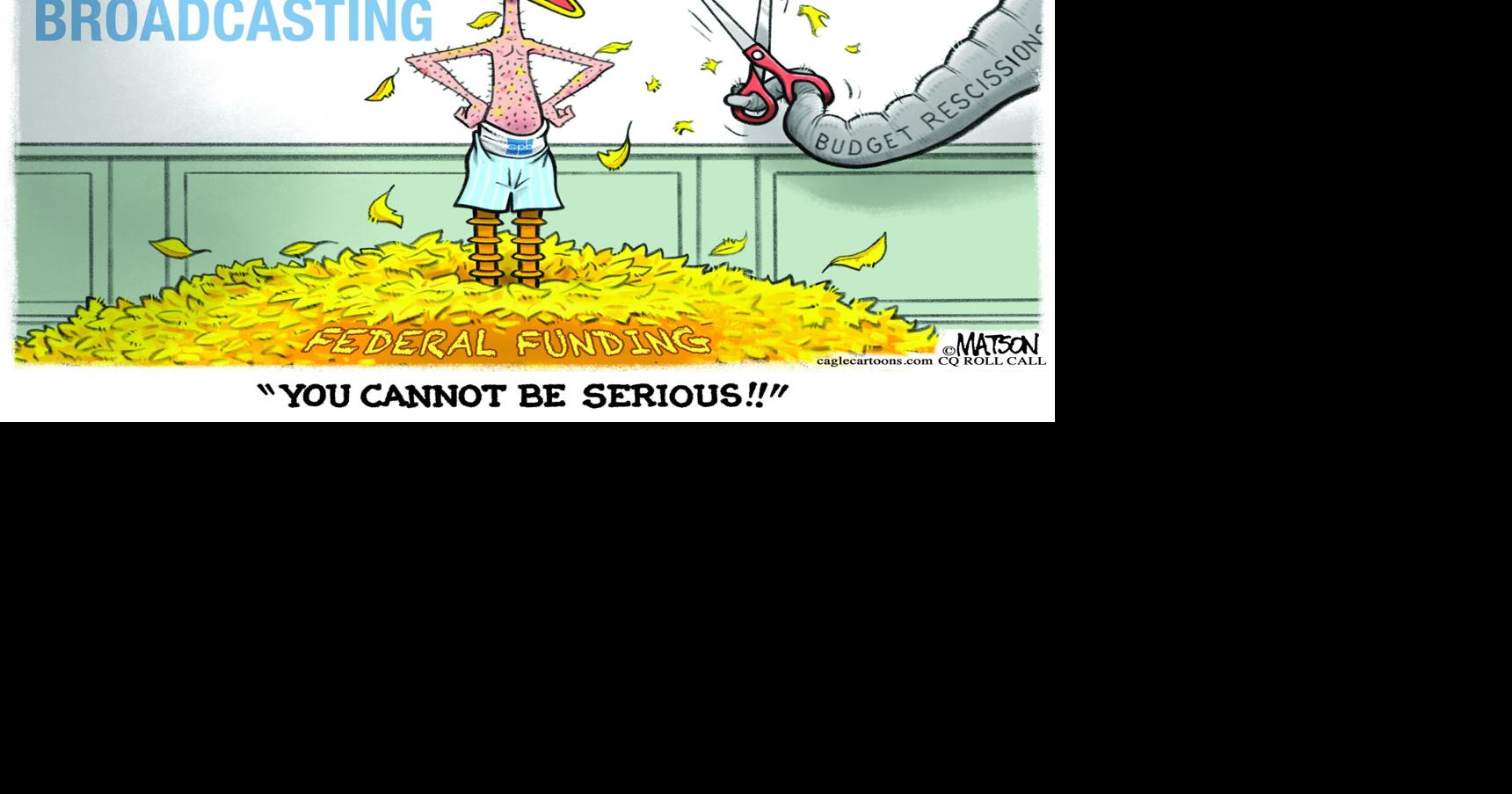 Big Bird Protests Federal Funding Cuts | Editorial Cartoons ...