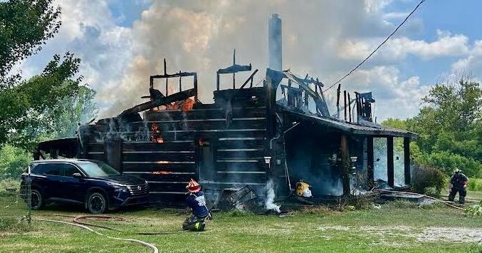 Fire Destroys Log Cabin Home In Northern Greene County | Local News ...