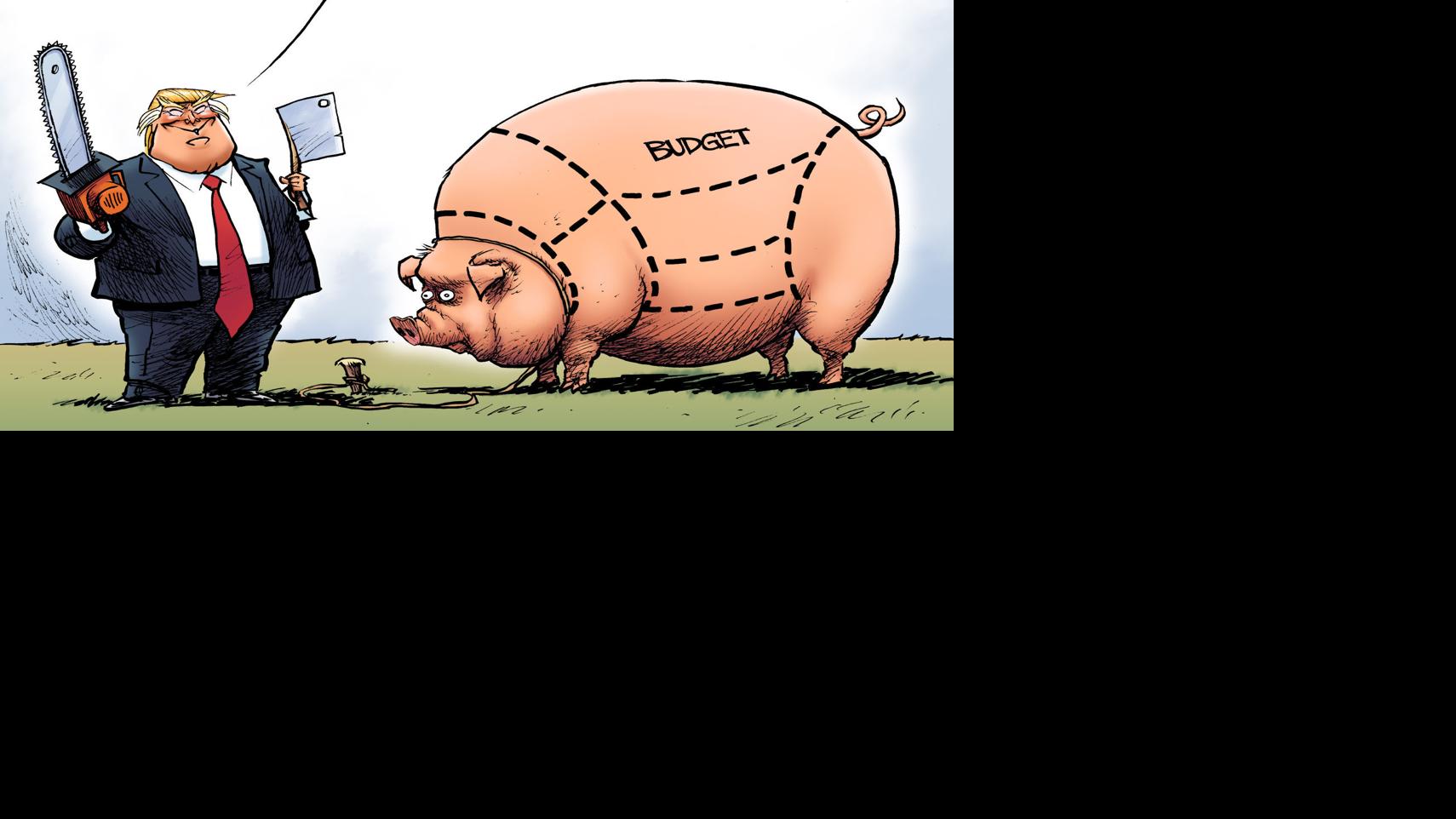 Trump Pork Chops Editorial Cartoons Greenevillesun Com You can download the pork chop cartoon cliparts in it's original format by loading the clipart and clickign the downlaod button. trump pork chops editorial cartoons