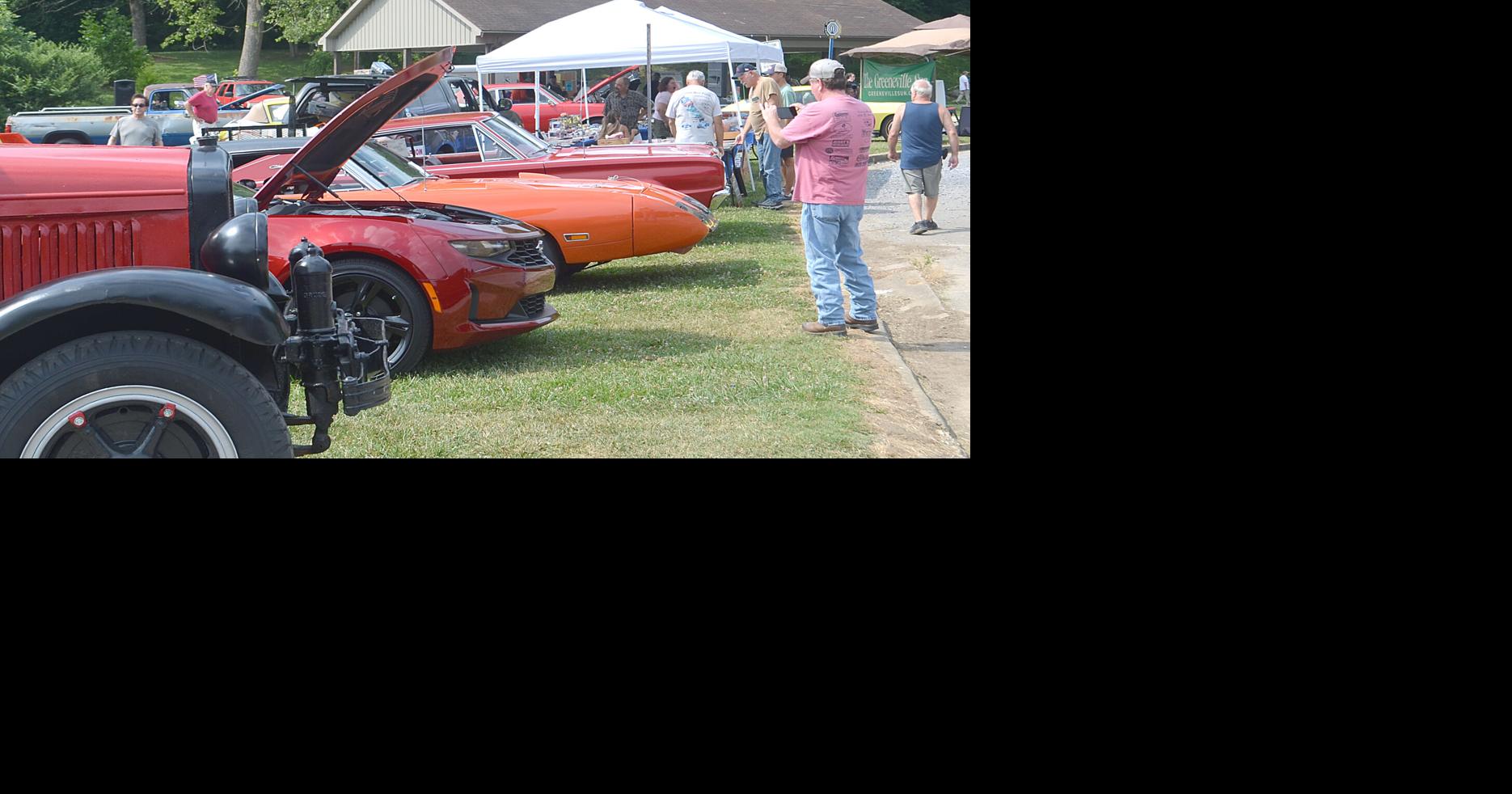 Classic Cars On Display In Hardin Park