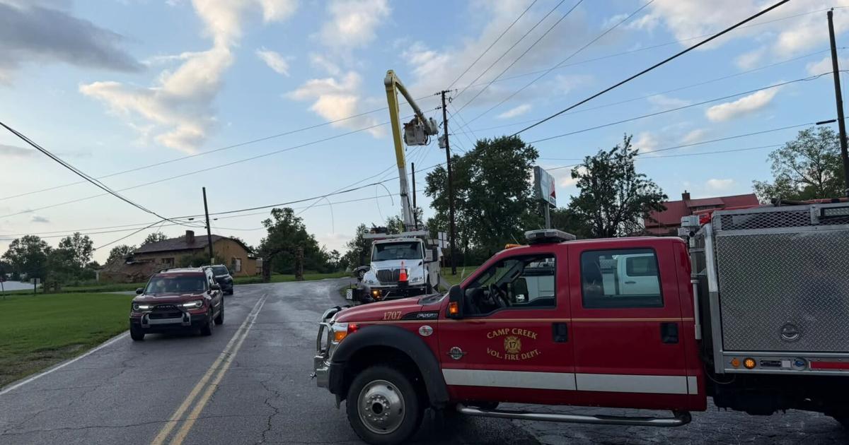 NWS: No evidence that a tornado hit Camp Creek community during storm on Tuesday