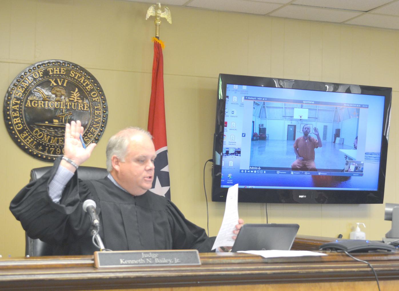 Judge Kenneth Bailey Jr. Arraigns Jail Inmate