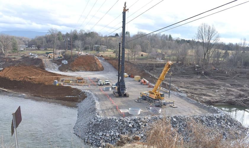 Kinser Bridge Site Takes On Orderly Appearance As Work Proceeds | Local ...