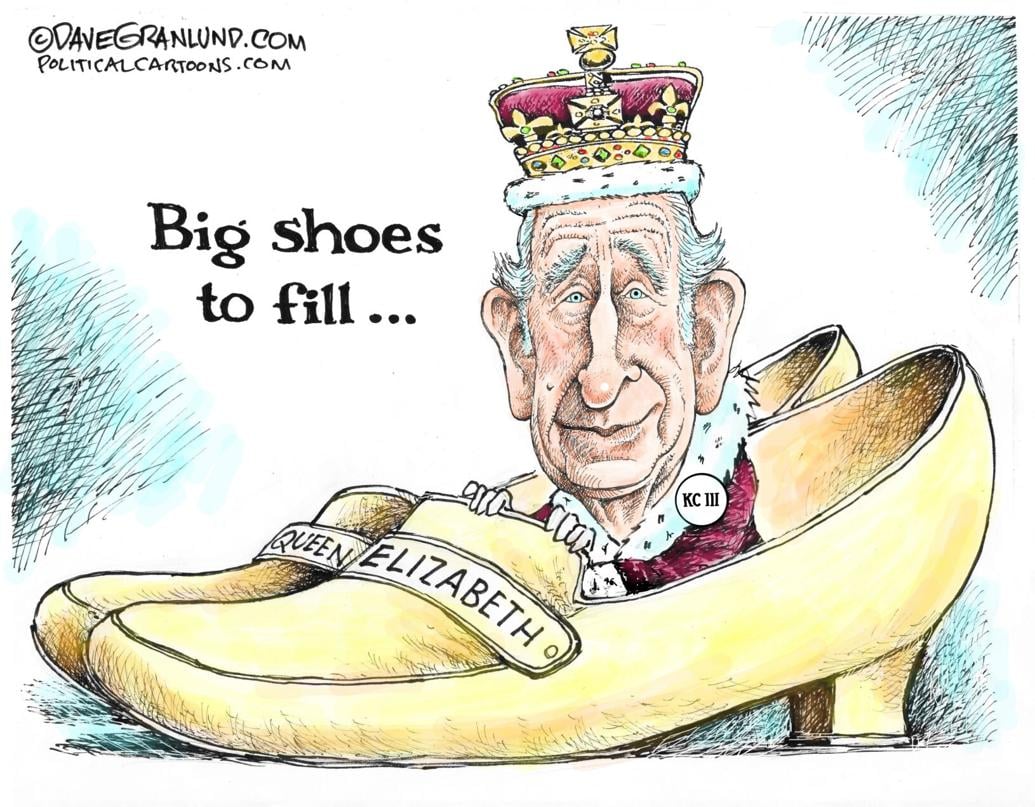 King Charles III Editorial Cartoons