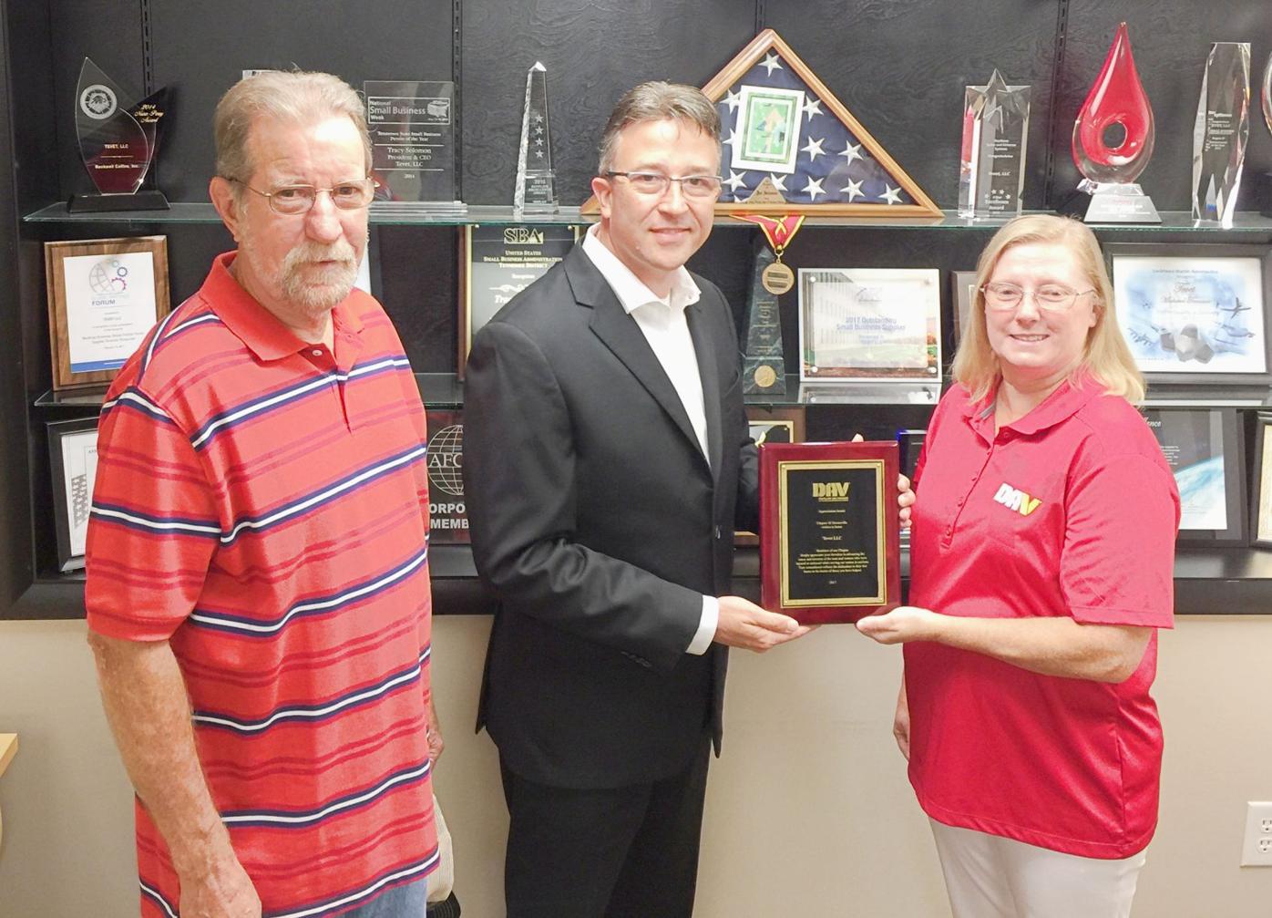 DAV Honors Solomon, TEVET | Clubs & Organizations | greenevillesun.com