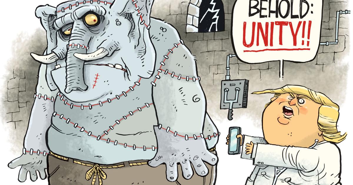 Editorial Cartoon Unity GOP Unity | Editorial Cartoons | greenevillesun.com