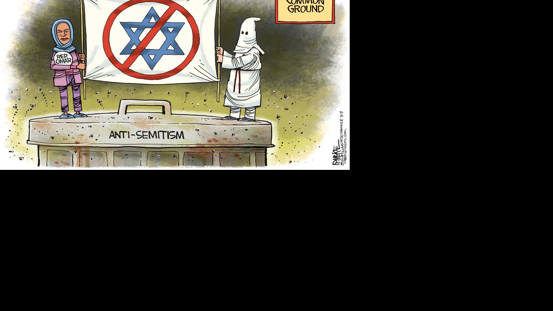 Omar AntiSemitism Editorial Cartoons