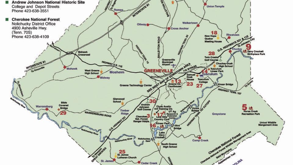 Sightseeing In Greene County Guidebook Greenevillesun Com