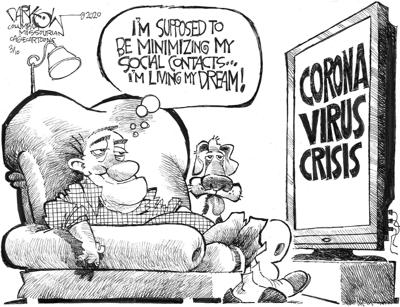 Coronavirus Crisis Editorial Cartoons Greenevillesun Com