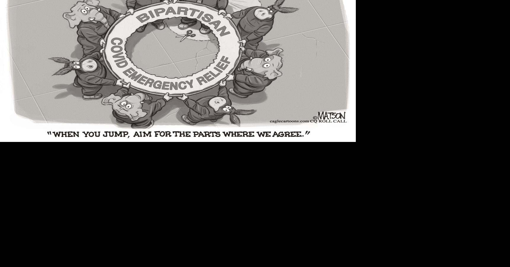 Bipartisan Covid Emergency Relief | Editorial Cartoons | greenevillesun.com