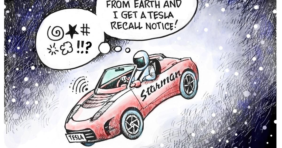 Tesla Recall | Editorial Cartoons | greenevillesun.com