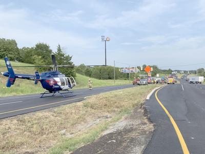 1 Airlifted From Mosheim Crash Scene