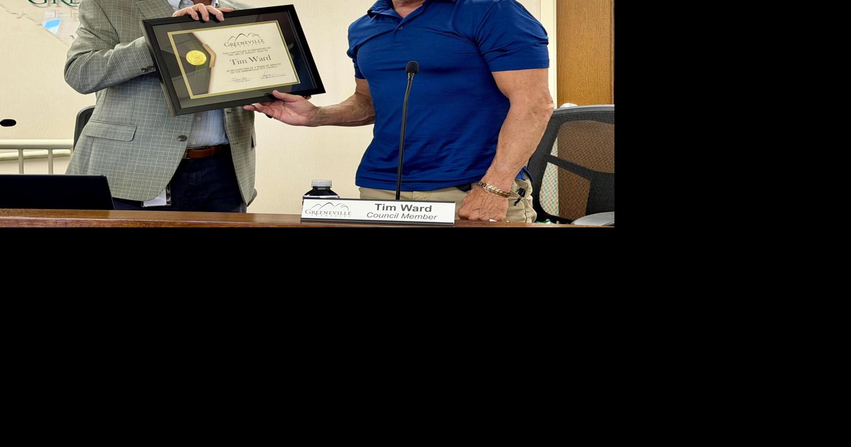 'A great team member' Ward recognized in final city council meeting