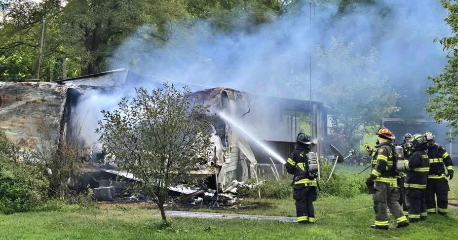 Fire Monday Rips Through Isley Road Mobile Home | Local News ...