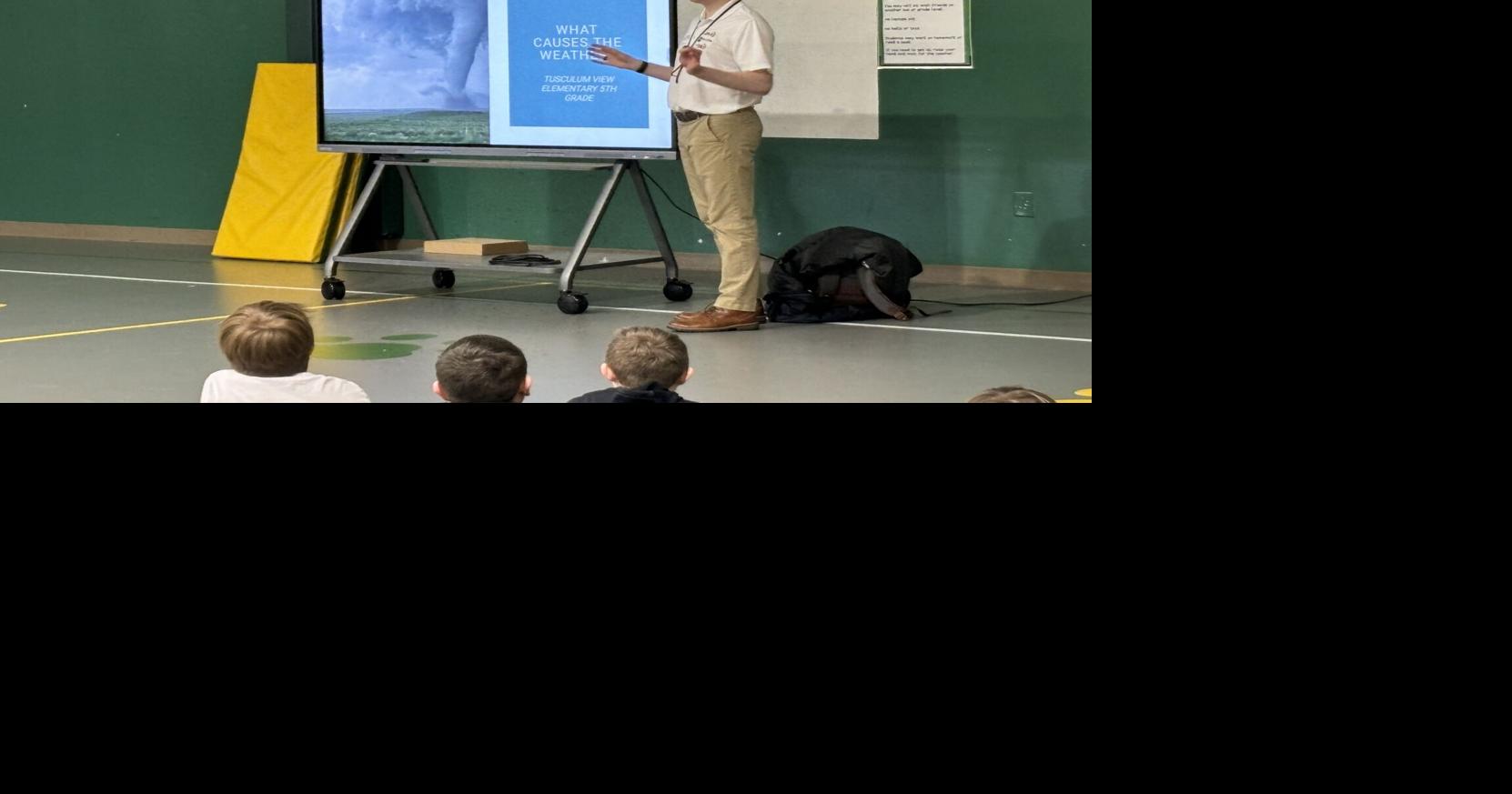 Meteorologist visits tusculum view education greenevillesun