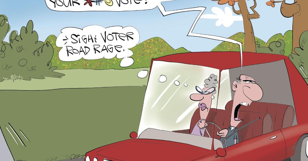 Warning Roid Rage Cartoon Road Rage With Voters | Editorial Cartoons | greenevillesun.com