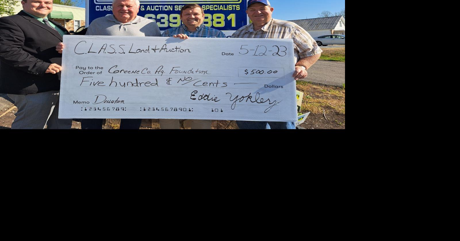 CLASS Land And Auction Donates To Ag Education Foundation | Agriculture ...