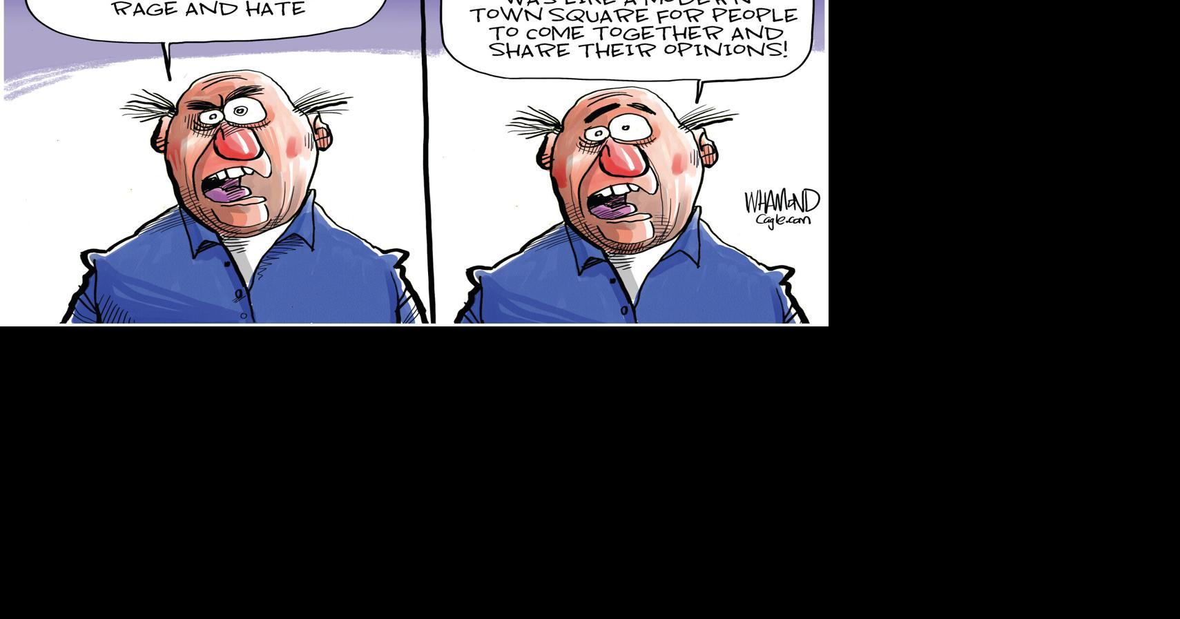 The Twitter Town Square | Editorial Cartoons | greenevillesun.com