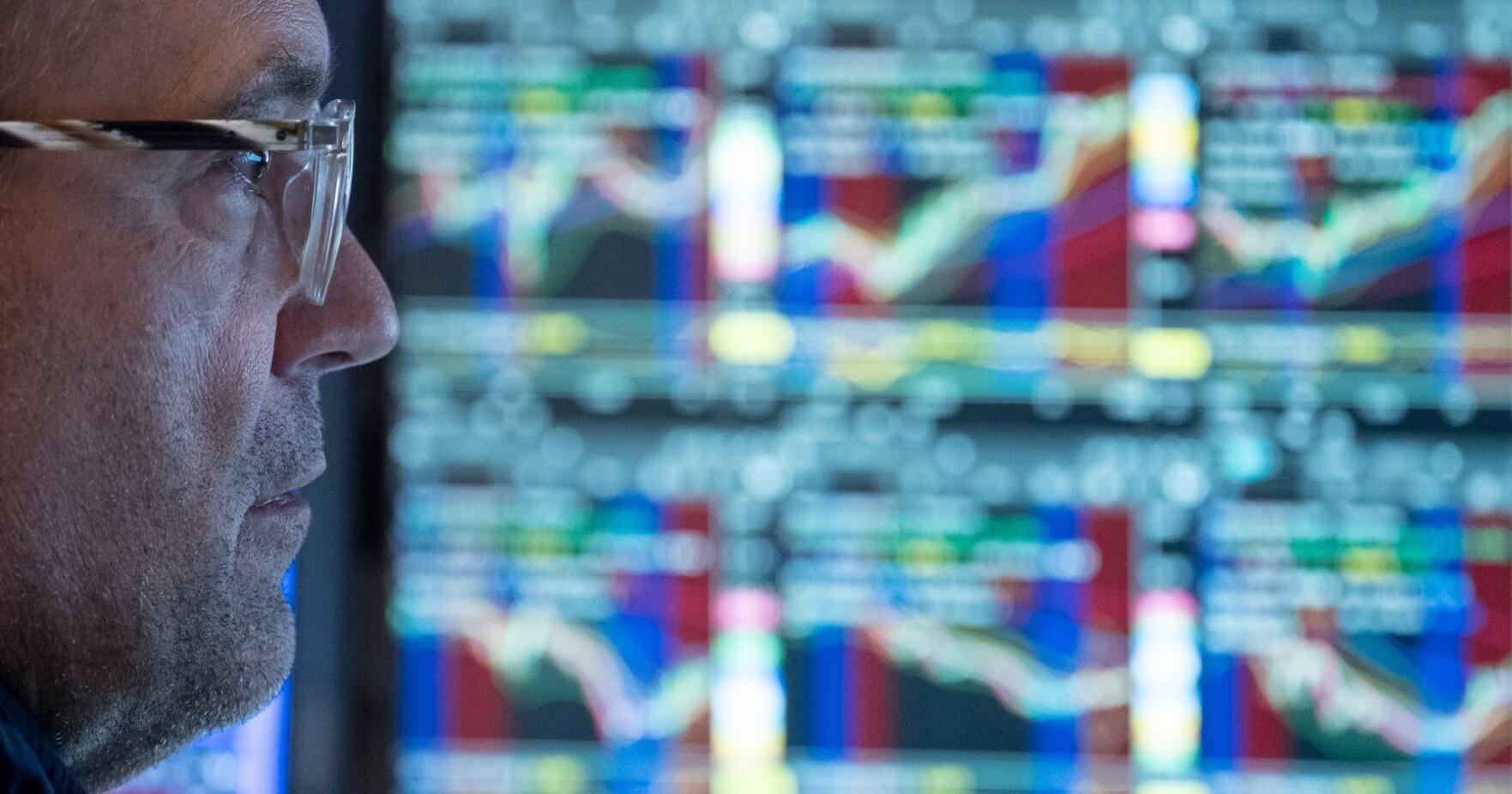 Stocks rise on Wall Street as bond yields ease some more , even while oil prices continue to climb