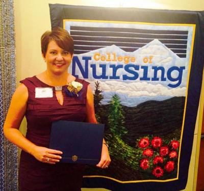 Takoma S Tammy Albright Honored As Outstanding Etsu Nursing Alumna Local Business News Greenevillesun Com