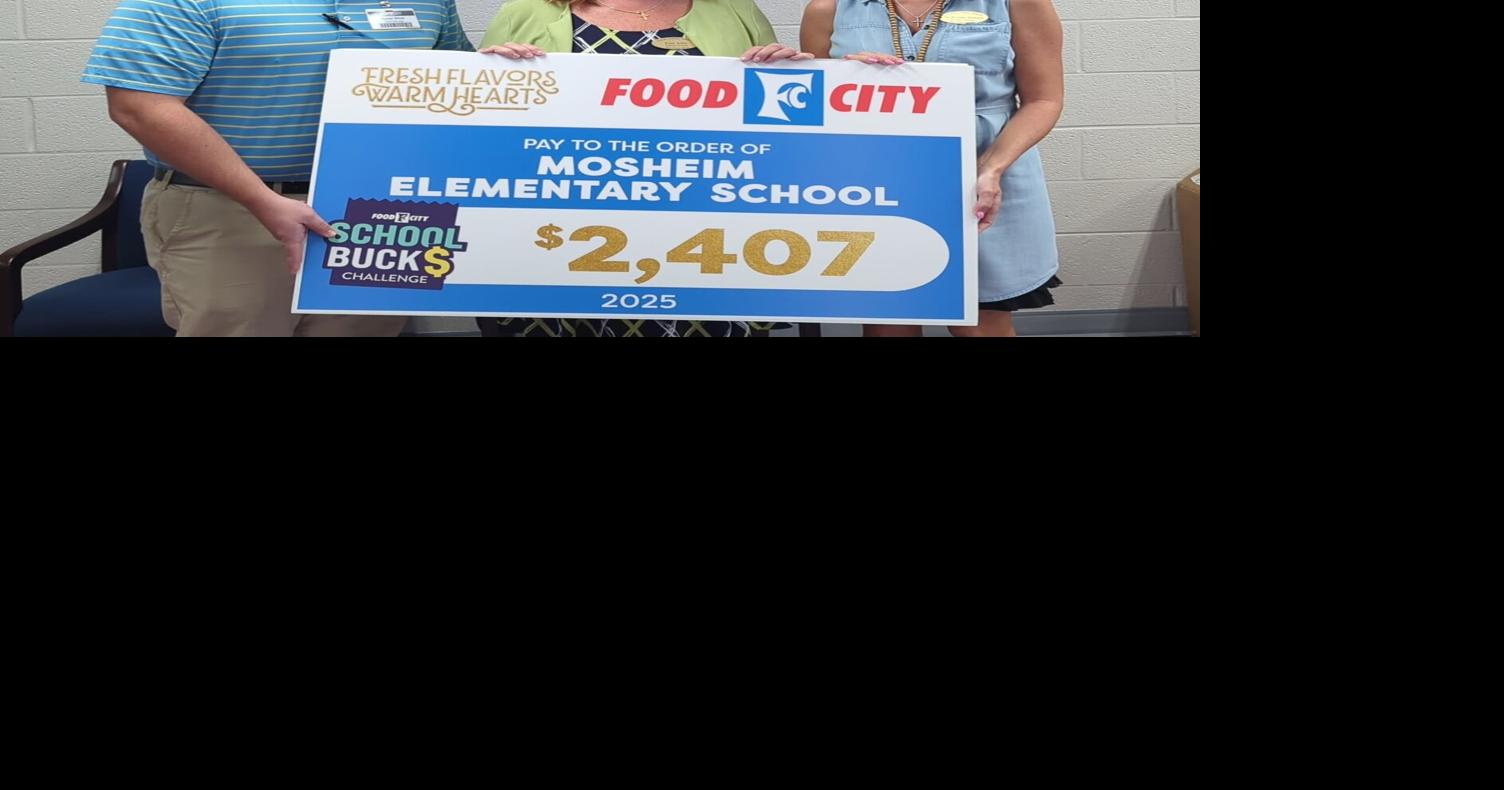 Food City Presents School Bucks Contribution To Mosheim Elementary ...