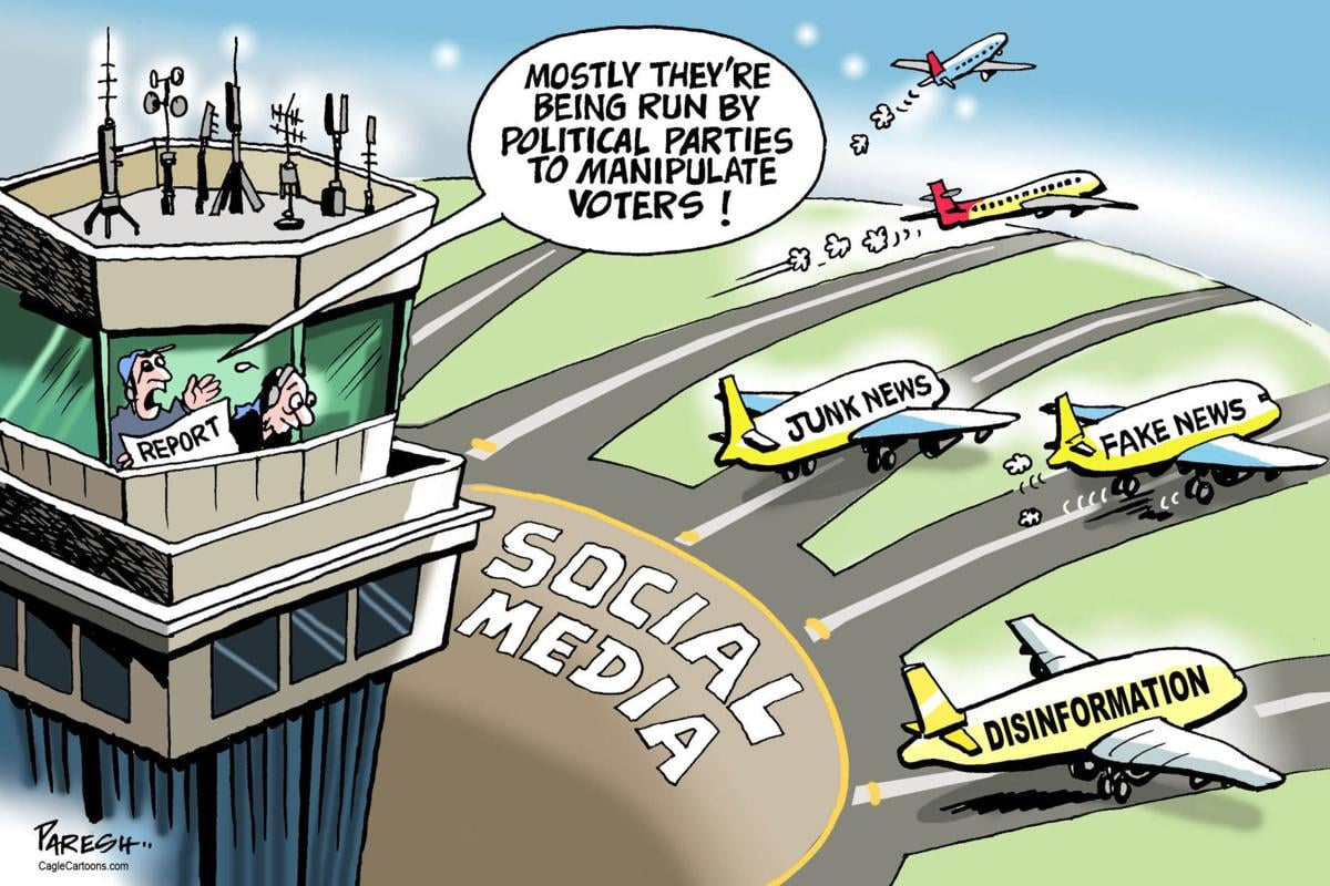 Social Media Misuse | Editorial Cartoons | greenevillesun.com