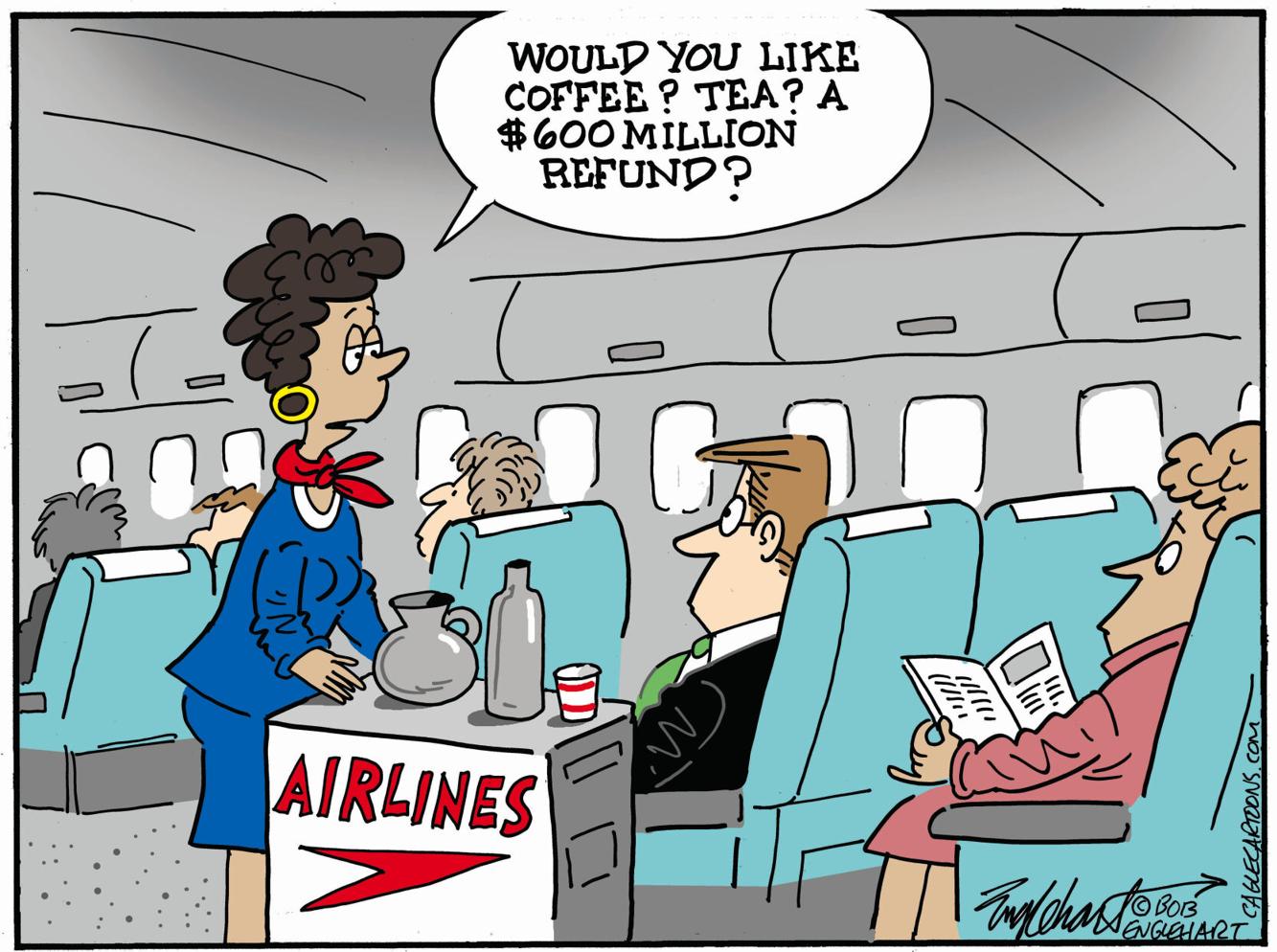 Airline Refunds Editorial Cartoons Greenevillesun