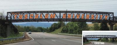 Hurdle Cleared For TU Sign On Erwin Highway Foot Bridge | Local News ...