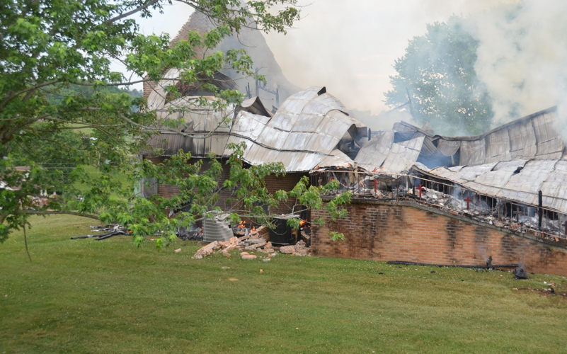 Fire Burns Through Erwin Highway Church | Local News | greenevillesun.com