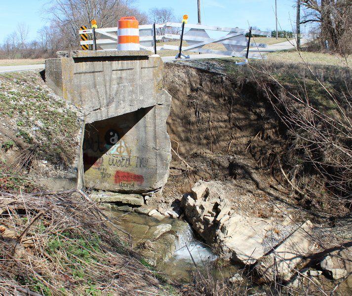 Culvert failure closes CR 100 S. indefinitely | Local News ...