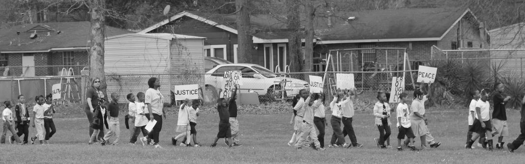 "On the move to Tent City"