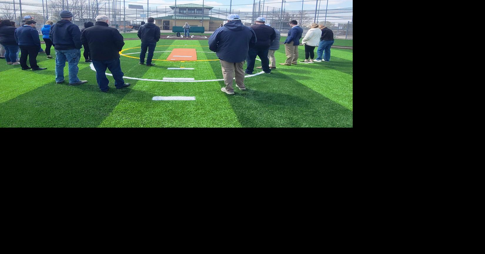 Ribbon cutting ceremony at youth sports complex