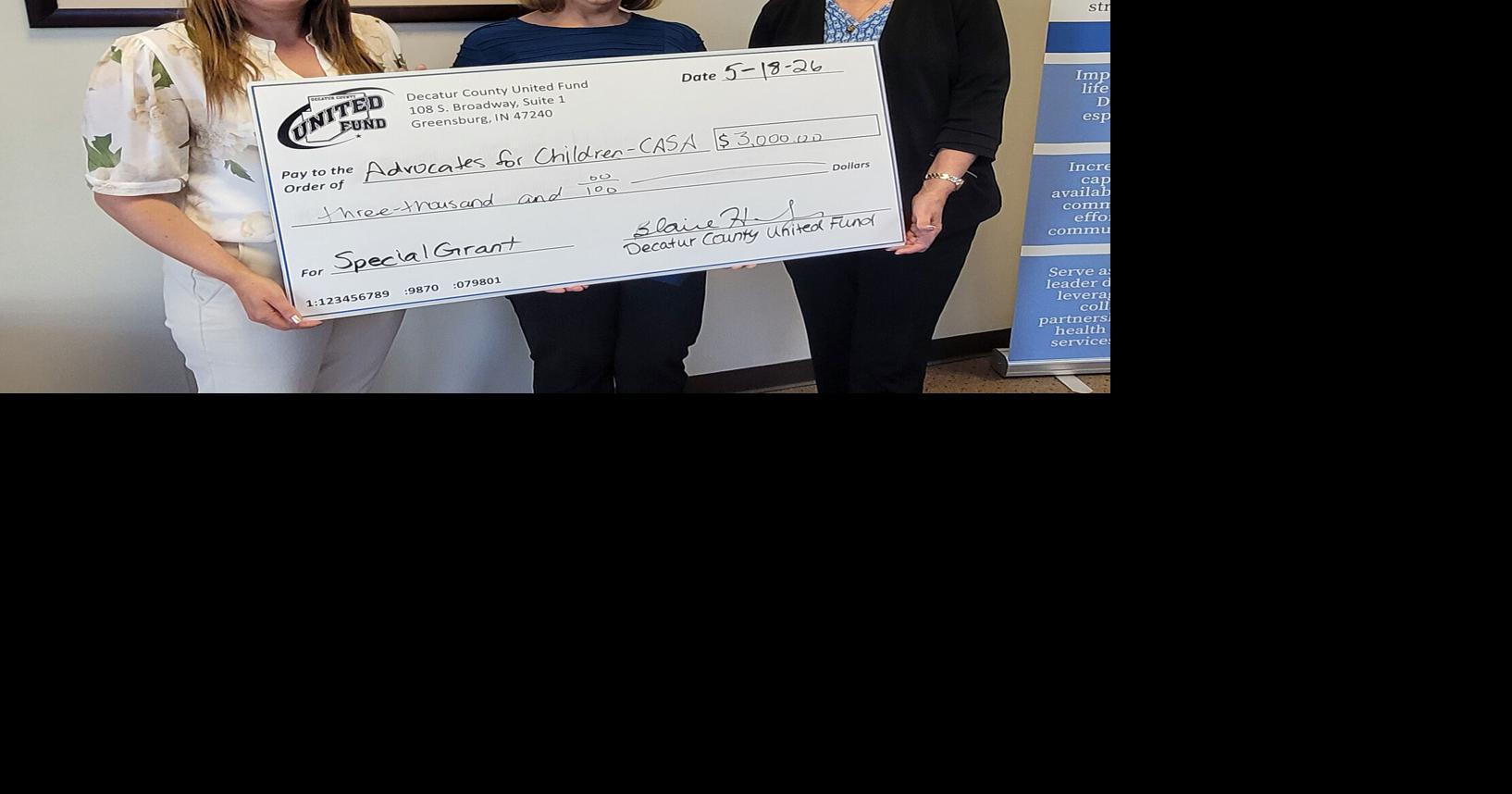 Decatur County United Fund swards $35,762 in special grants