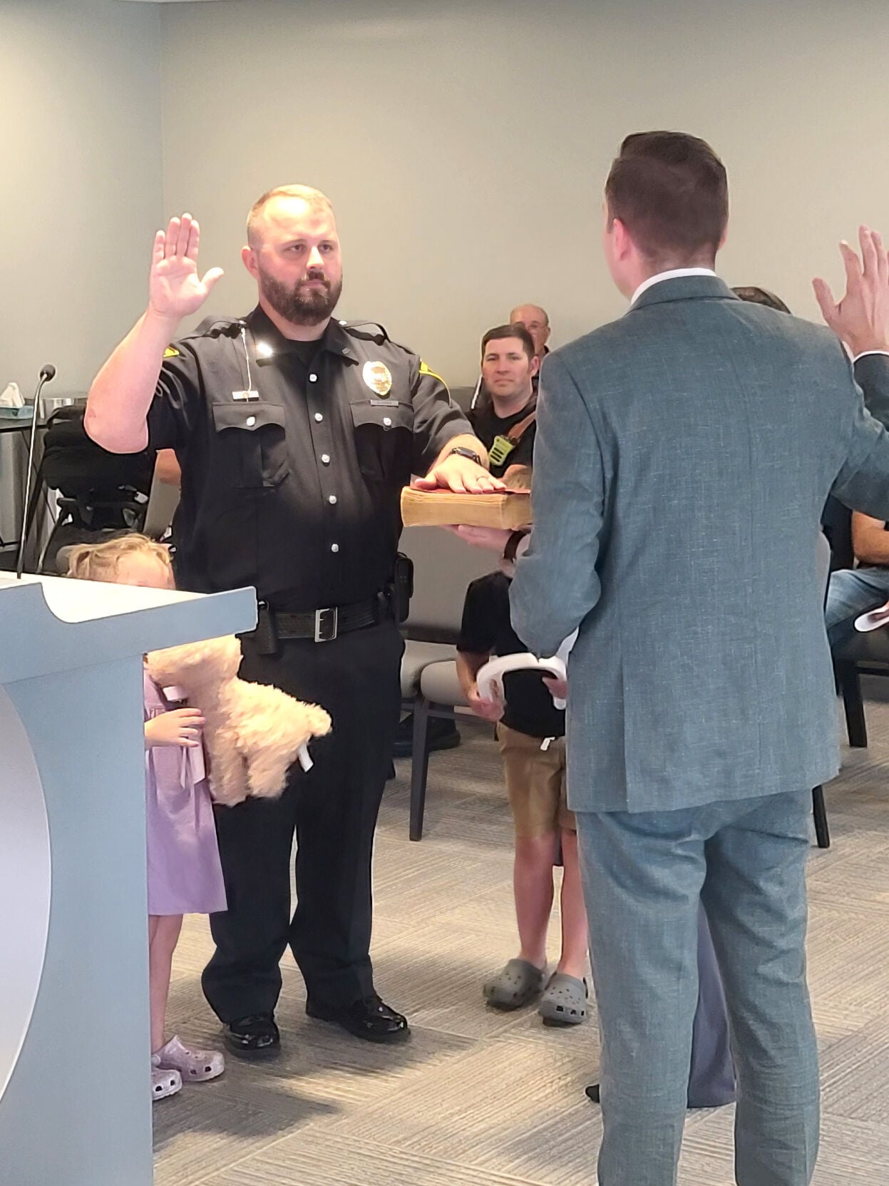 Jones sworn in at GPD