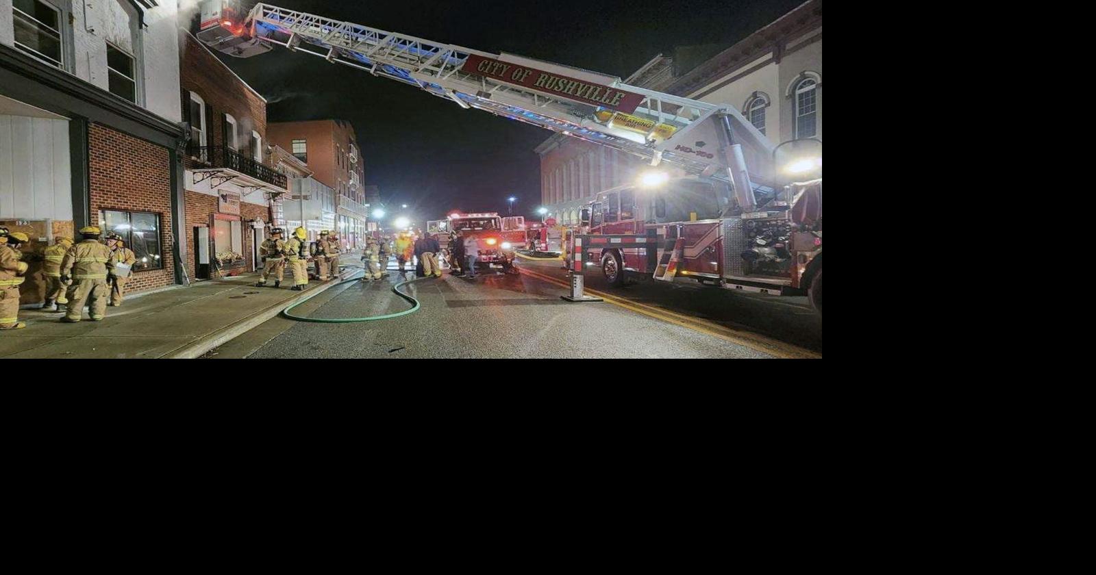 Fire in downtown Rushville Local News