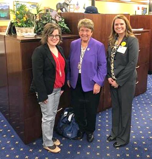LEISING MEETS WITH LIBRARY REPS