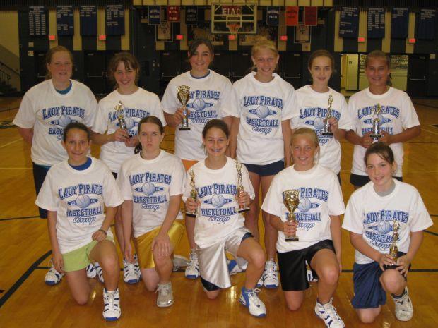 Junior High Girls Enjoy Basketball Camp Sports