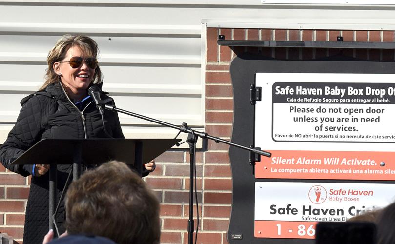 Rushville blesses 109th 'Baby Box' in Indiana Local News