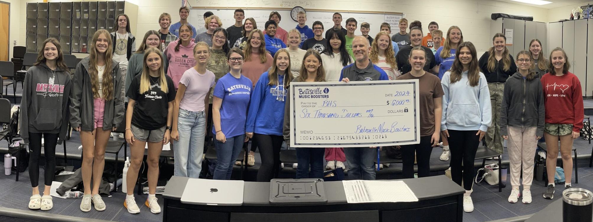 Batesville Music Boosters awards 6,000 to elevate BHS choir Local