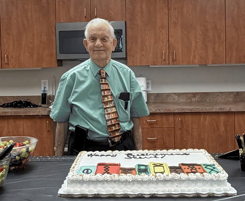 Brown retires from library after 45 years