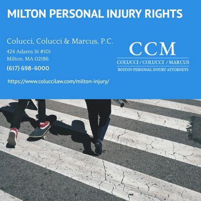 Milton Personal Injury Attorney Dino M. Colucci Outlines Compensation Options for Norfolk County Accident Victims