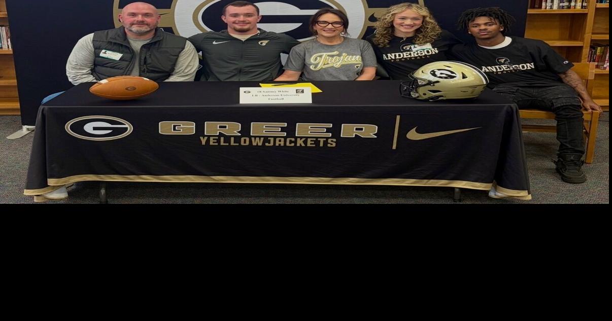 Greer's Sammy White signs to play football at Anderson | Sports ...
