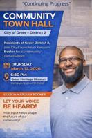 Greer City Council's Karuiam Booker to host community forum