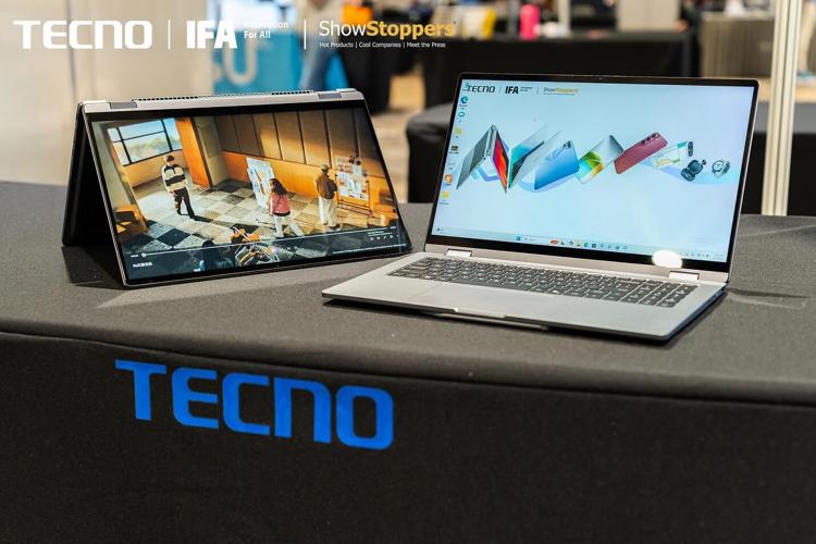 TECNO Showcased New MEGABOOK Laptops and New Phones at IFA ShowStoppers 2026