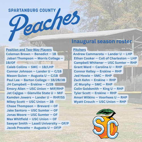 Peaches roster