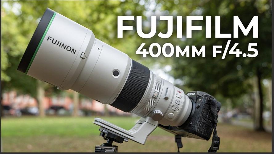 FUJIFILM XF 400mm F4.5 R LM OIS WR Super-Telephoto Lens; YouTube First Look Video and More Info at B&H