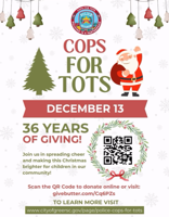 Greer Police celebrate 36 years of “Cops for Tots”: A tradition of giving and community connection