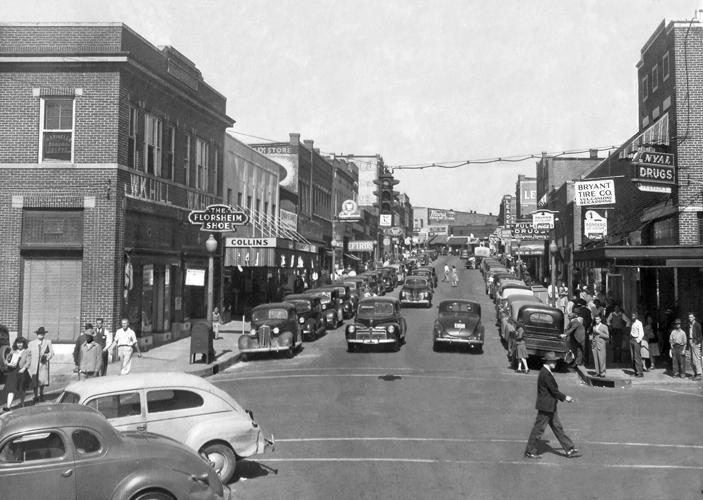 Trade Street looking north 1940s GHM_bw_restored.jpg