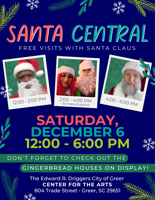 Greer Arts Center to host free multicultural Santa event
